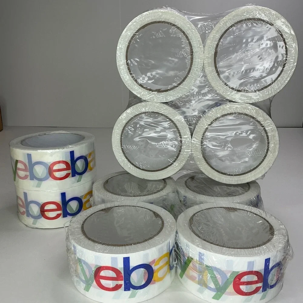 eBay White Multi-Color Packing Tape Shipping Supplies 10 Rolls Bulk Reseller
